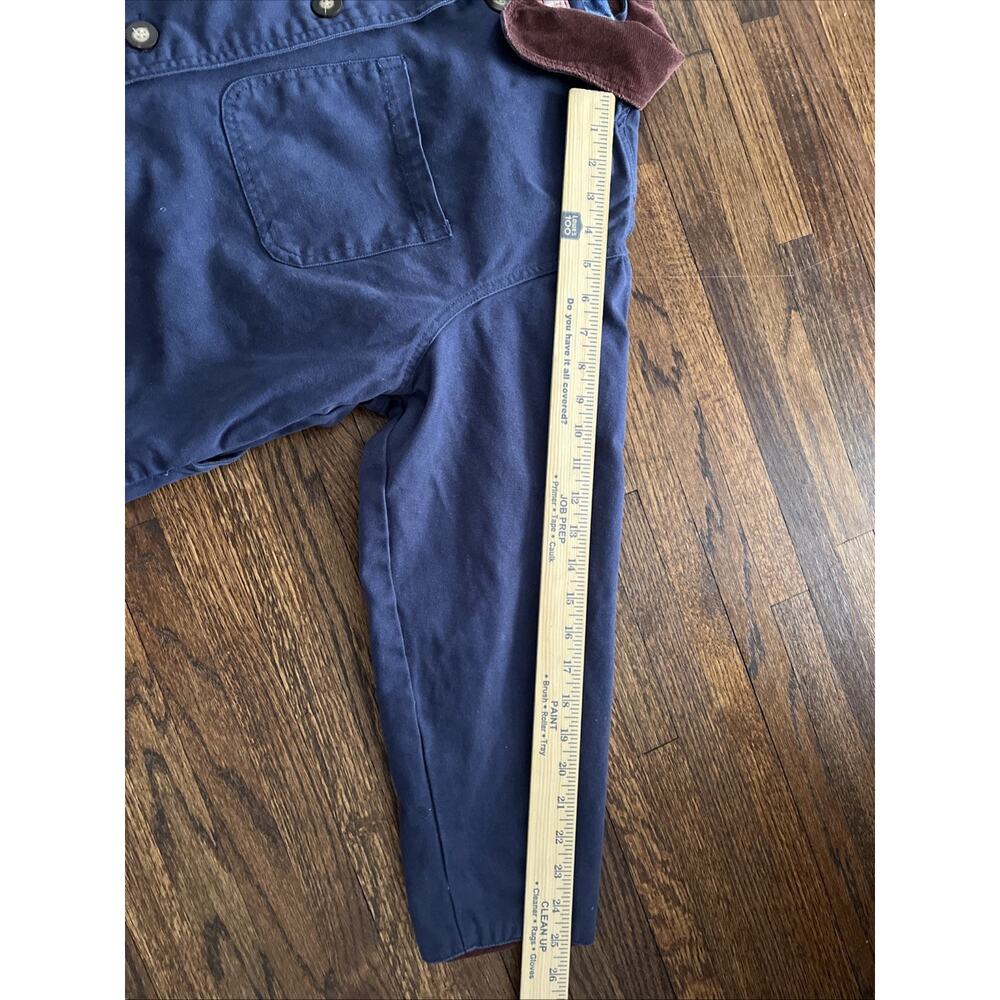 VTG Faded Glory Navy Corduroy Collar Plaid Lined Barn Jacket Women Medium - Picture 4 of 11